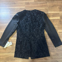 【新品】MICALADY ミカレディ レース ジャケット 9AR 黒 サテン