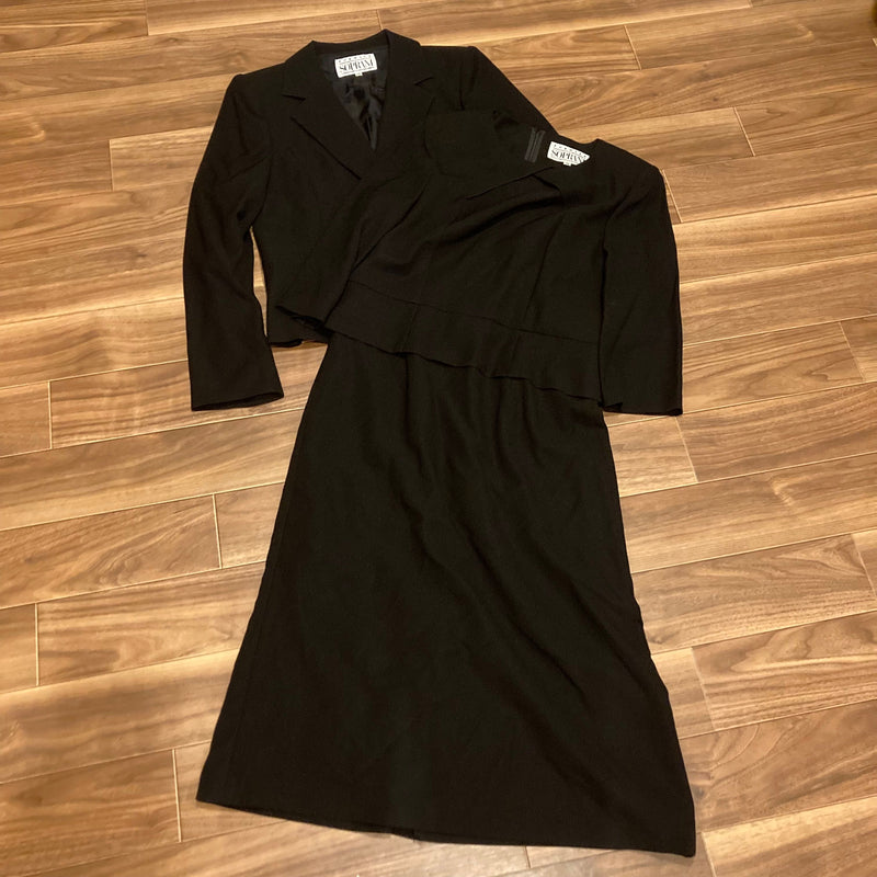 美品 東京ソワール SOPRANI ブラックフォーマル 喪服 36 礼服 日本製