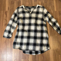 Eddie Bauer 七分袖チェックシャツ PS