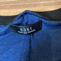 5351 POUR LES FEMMES ネイビー 半袖Tシャツ レディース F