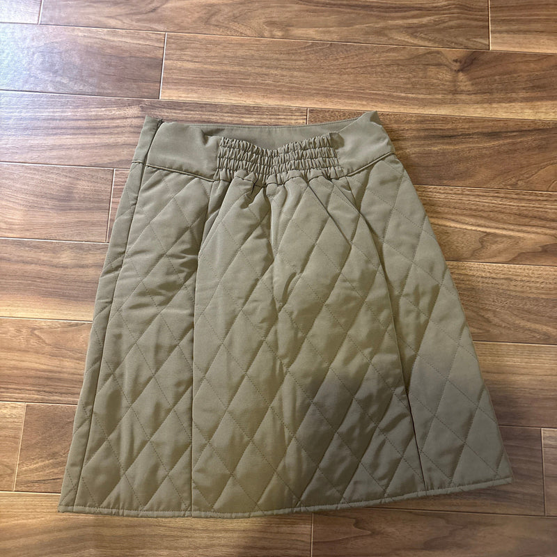 【新品】MAJESTIC LEGON キルティング ミニスカート M ベージュ