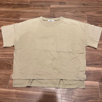 OMNES オムネス ビッグシルエット Tシャツ ベージュ バックプリント 古着