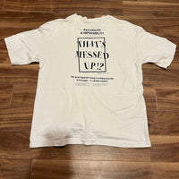 日本製 +81 BRANCA ハチイチブランカ ロゴプリント Tシャツ 白 F