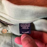 CHAPS ミントグリーン ポロシャツ XL コットン ワンポイントロゴ刺繍
