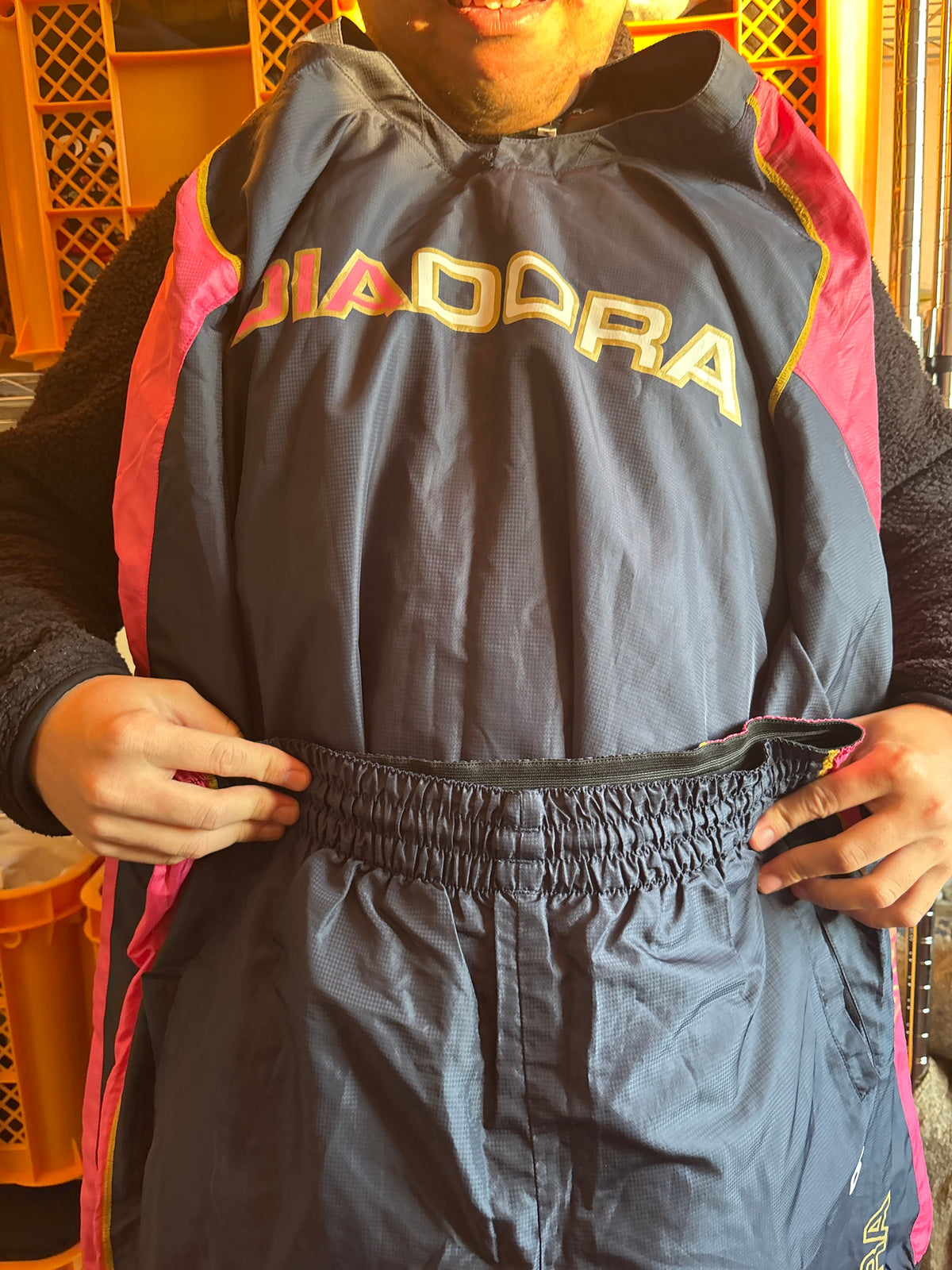 DIADORA FC多摩 セットアップピステ ネイビー Lサイズ サッカー