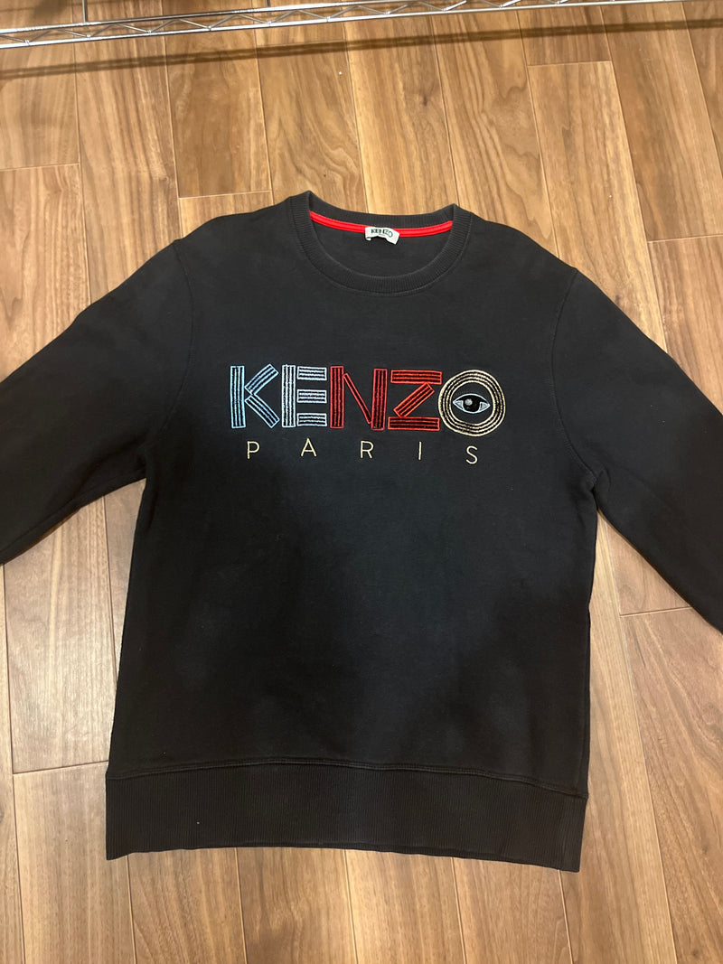 KENZO ブラック スウェット トレーナー ポルトガル製 レア
