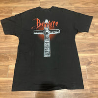 92年 ドラキュラ Dracula 映画Tシャツ 黒 L Hanes USA製