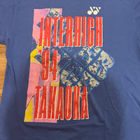 YONEX ヨネックス 94年 インターハイ 高岡 Tシャツ ブルー L