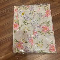 HANAE MORI パジャマ ワンピース 花柄 ホワイト F 新品 西川産業