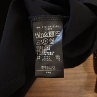 SHIPS シップス 長袖カットソー 黒 M ボリュームスリーブ レース袖