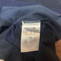 23区 HOMME Tシャツ ネイビー M パネル切り替え コットン