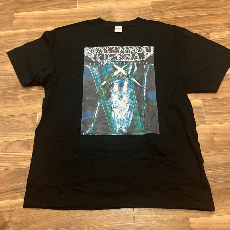 摩天楼オペラ Tシャツ ブラック 2XL 15周年 スカル バンドT