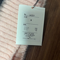 GRL グレイル ゼブラ柄 ビッグニット セーター ピンク ブラック M 新品