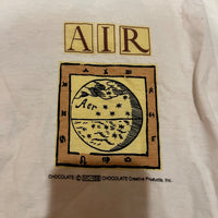 90s chocolate T-shirt Tシャツ 白 XL アート 星座 精