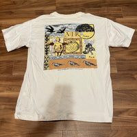 90s chocolate T-shirt Tシャツ 白 XL アート 星座 精