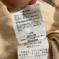 BACK NUMBER Disney Tシャツ ベージュ M ミッキー アロハ