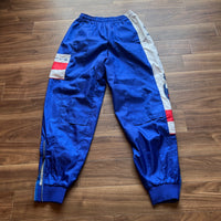 Champion チャンピオン トラックパンツ ブルー M サイドロゴ 90s