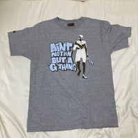 scifen Tシャツ グレー M ガンジー ヒップホップ Y2K ストリート