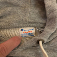 Champion coen パーカー グレー XL アーチロゴ 袖プリント