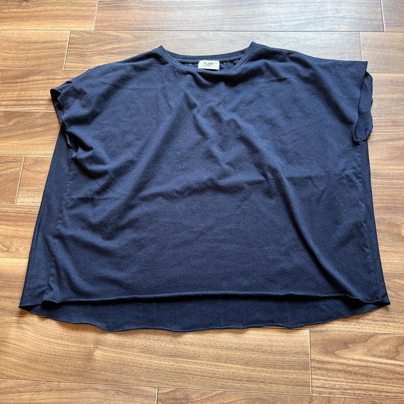 BEAMS HEART ビームスハート Tシャツ ネイビー F フレンチスリーブ