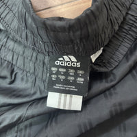 adidas トラックパンツ ブラック XL 万国旗タグ Y2K 裾ジップ