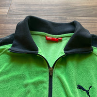 PUMA プーマ トラックジャケット グリーン M パイル地 Y2K 日本製