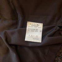 23区 ノーカラー ファージャケット グレー M モヘヤ混 プードルファー