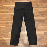 ZARA ザラ デニムパンツ ジーンズ ブラック L テーパード クロップド
