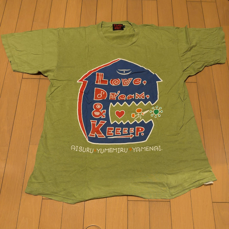 打首獄門同好会 バンドTシャツ 緑 XL LD&K 両面プリント