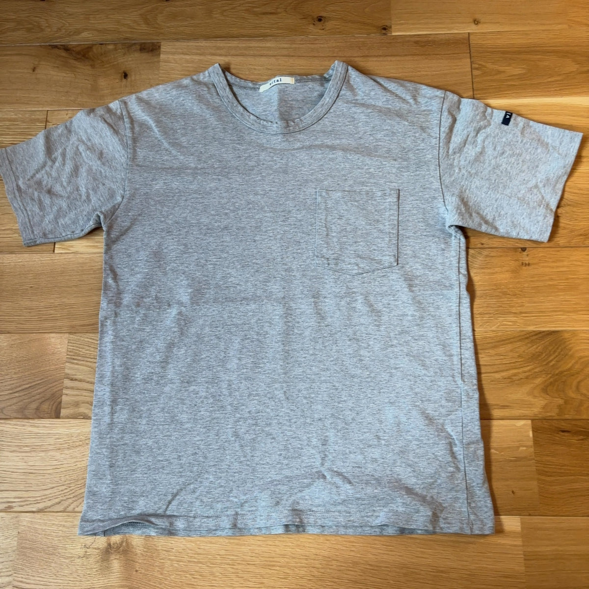 vital 半袖Tシャツ グレー L 胸ポケット 日本製