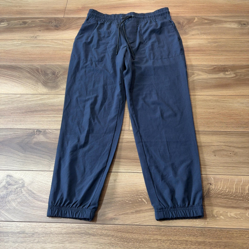 BANANA REPUBLIC イージーパンツ ネイビー M 裾ゴム
