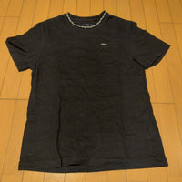 NOAH Tシャツ 黒 L 胸ポケット ネックステッチ