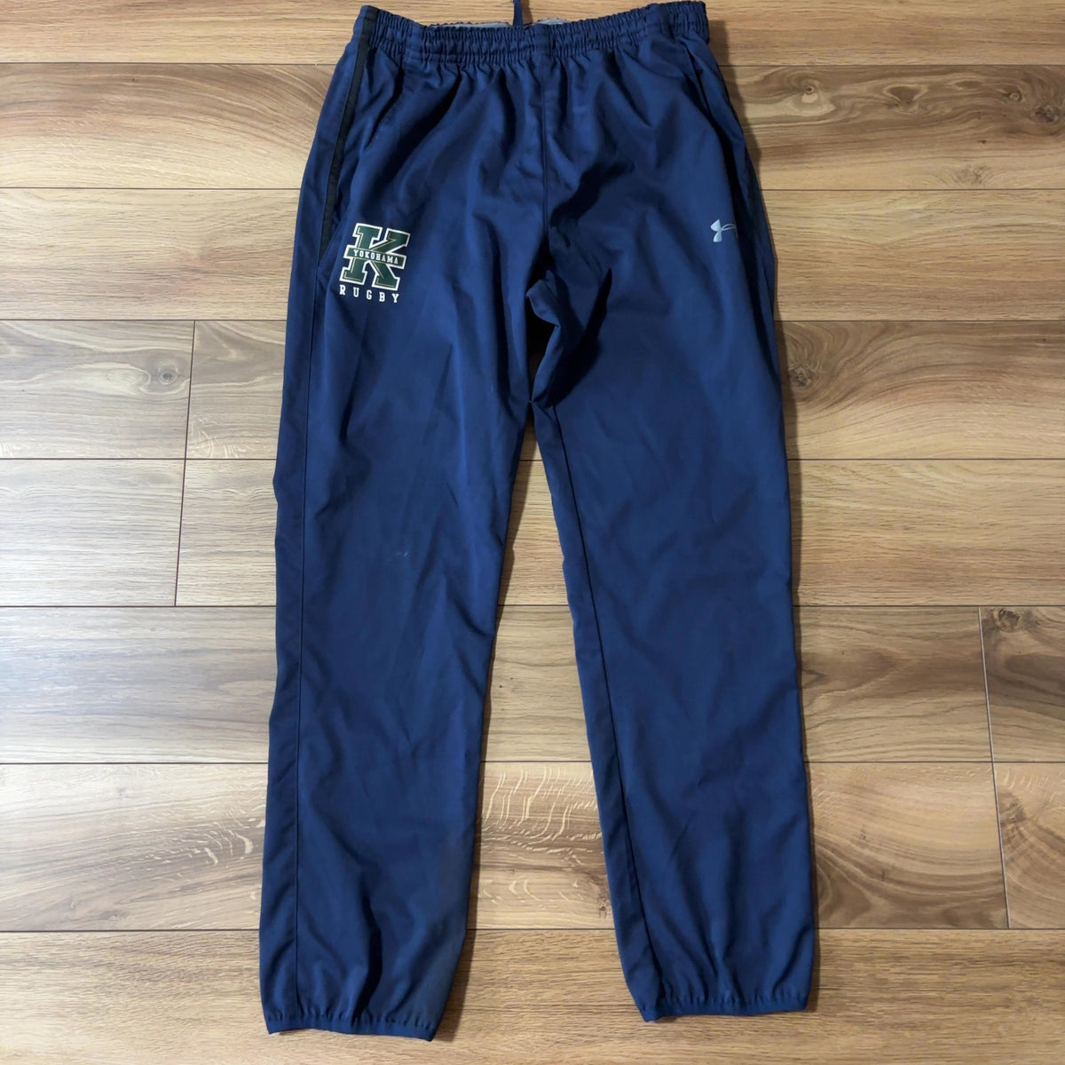 UNDER ARMOUR トラックパンツ ネイビー XL 横浜ラグビー