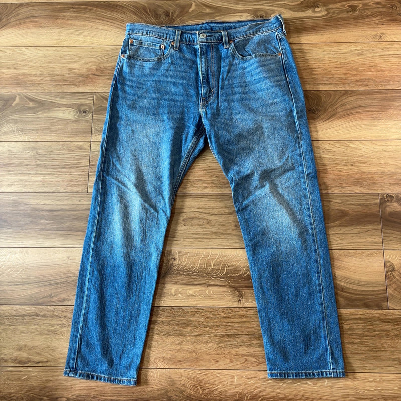 Levi's 502 デニムパンツ ジーンズ ブルー XL テーパード