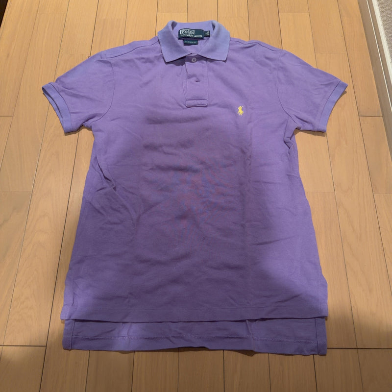 Polo by Ralph Lauren ポロシャツ 紫 XS ポニー刺繍