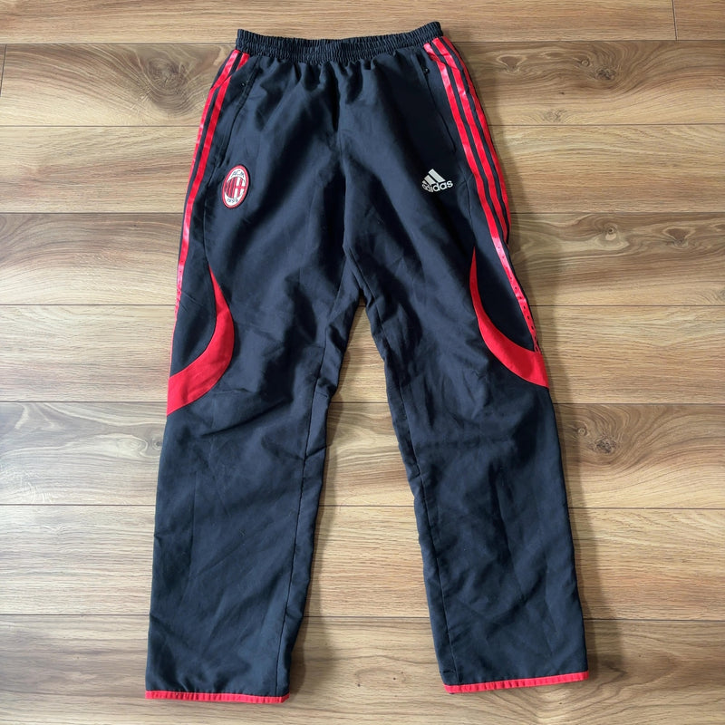 adidas アディダス ACミラン トラックパンツ 黒 赤 M