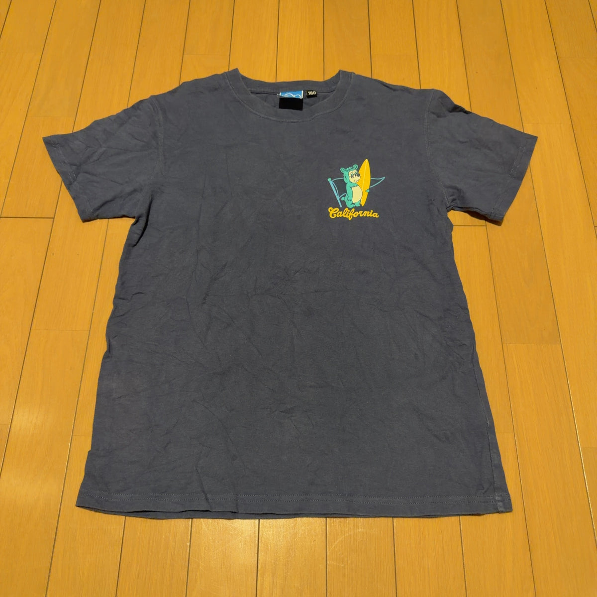 Ocean Pacific Tシャツ ネイビー 160cm クマ キャラクター
