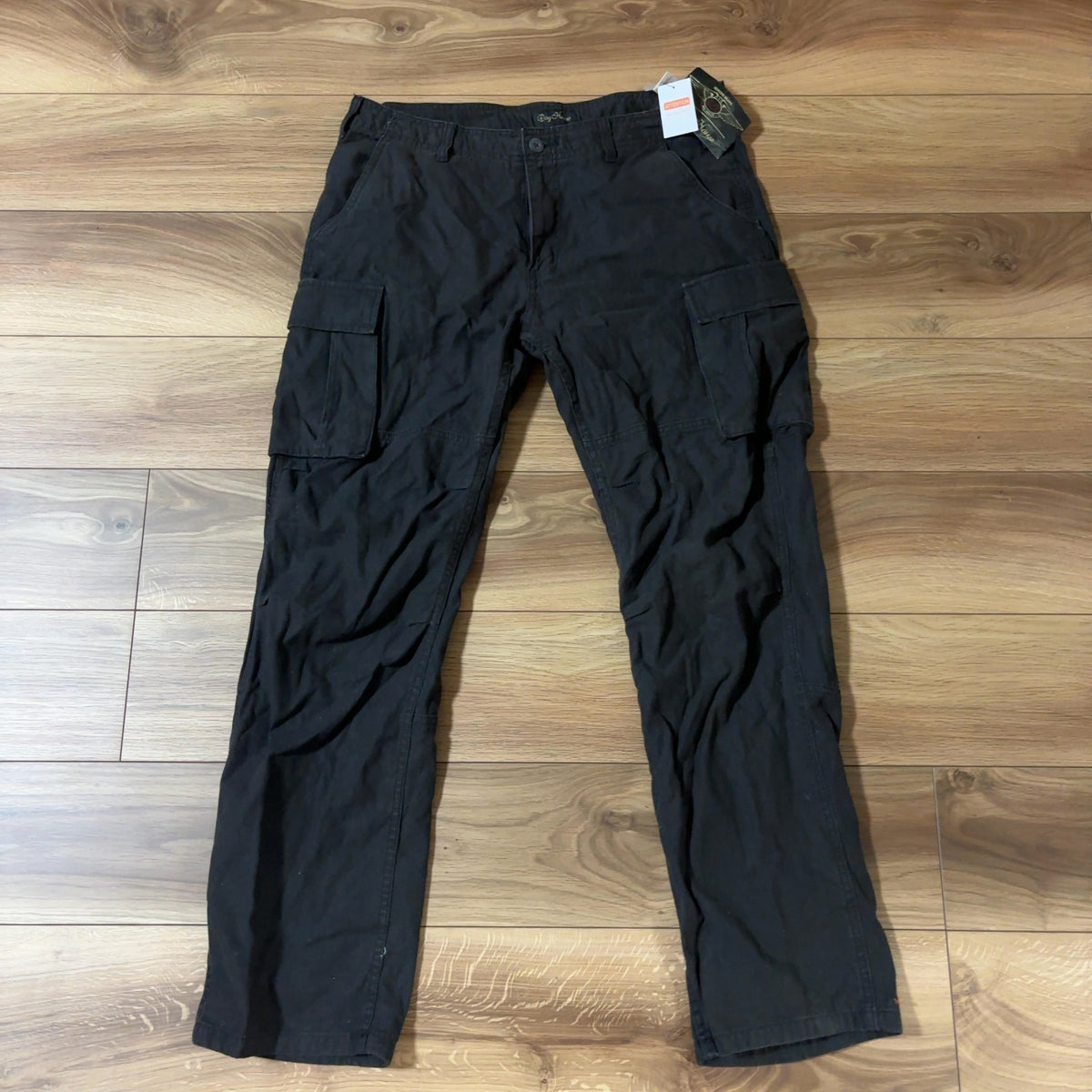 Dog House 新品 カーゴパンツ 黒 XL コットン ウエストゴム メンズ
