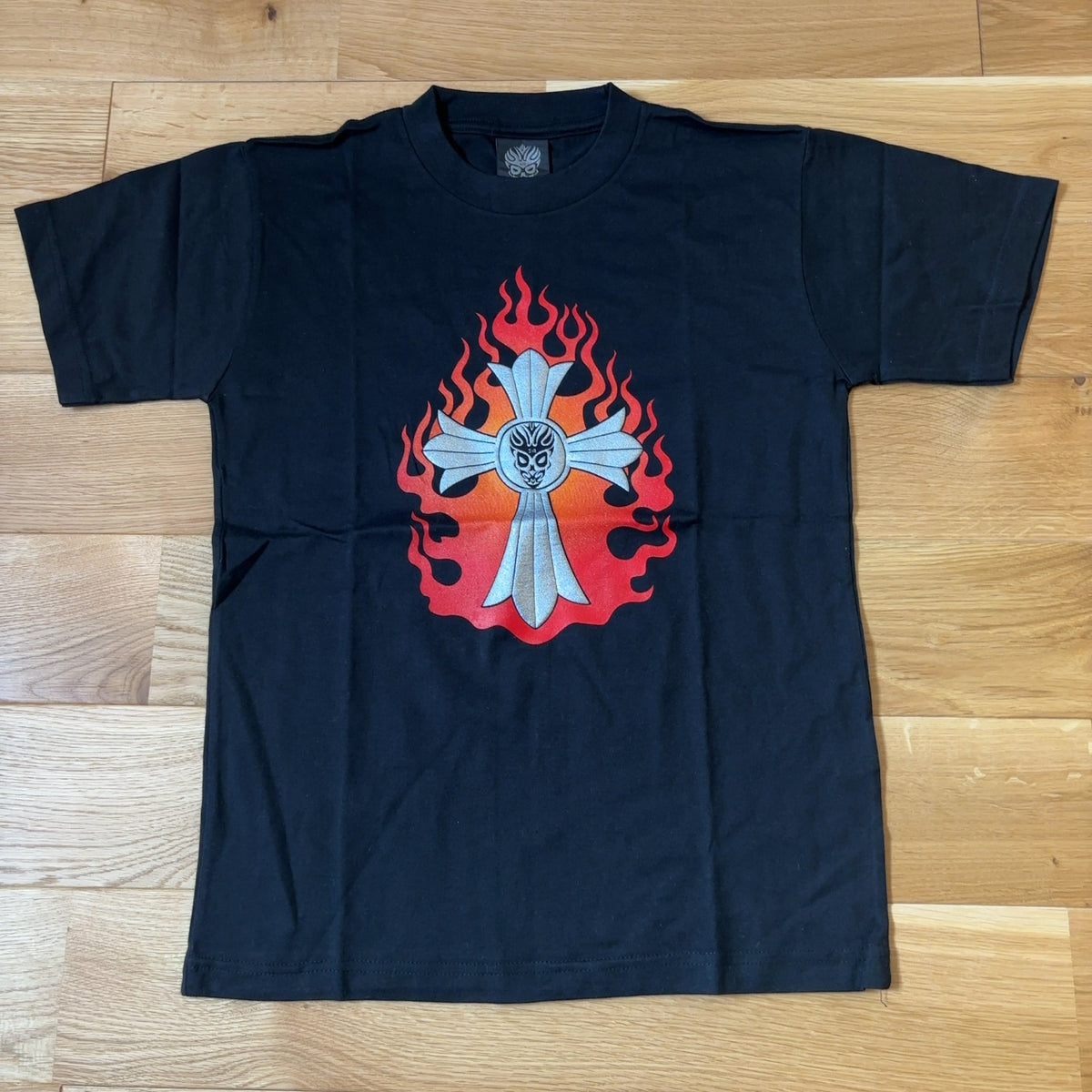 セックスマシンガンズ バンドTシャツ 黒 S スカル クロス