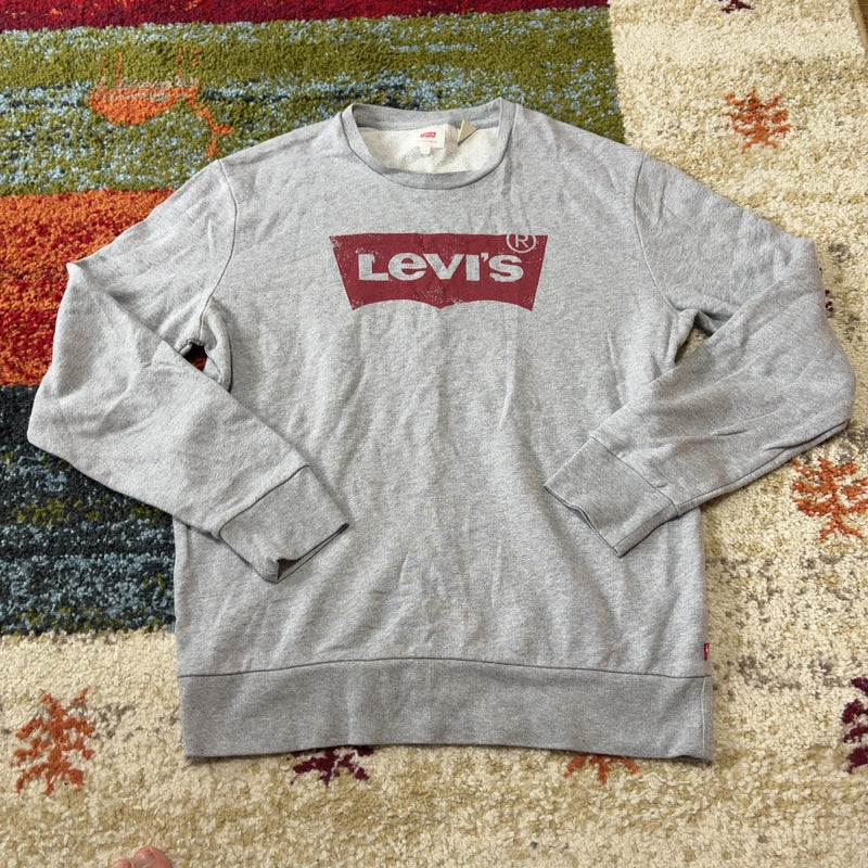 Levi's スウェット グレー M バットウィングロゴプリント