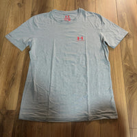 UNDER ARMOUR Tシャツ グレー L ワンポイントロゴ