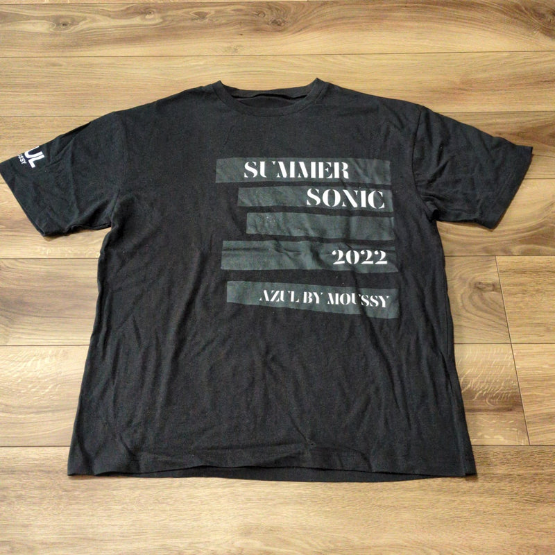 AZUL BY MOUSSY 半袖Tシャツ 黒 XL サマソニ2022 スタッフ