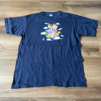 PRINTSTAR ペコちゃん ポコちゃん Tシャツ ネイビー L 2000年