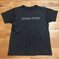 THE NORTH FACE Tシャツ ダークグレー M グランドティトン