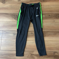 NIKE ジャージ トラックパンツ 黒 緑 M ドライフィット