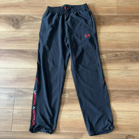 UNDER ARMOUR トラックパンツ ブラック S 赤ライン
