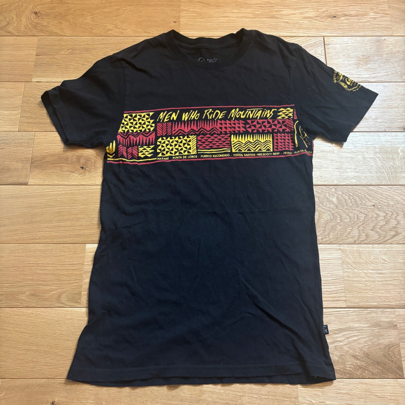 クイックシルバー Tシャツ 黒 S サーフ 2018 ハワイ ビッグウェーブ