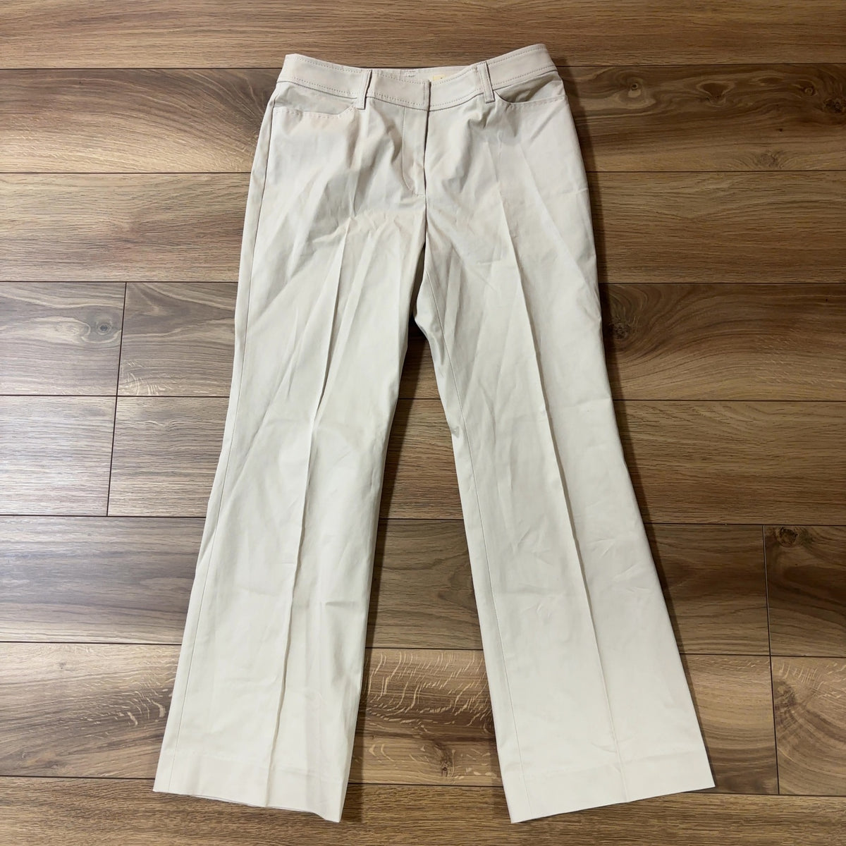 avienne アヴィエンヌ スラックス パンツ ベージュ M センタープレス