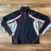 phenix ハーフジップトップス ブラック XL 切替デザイン