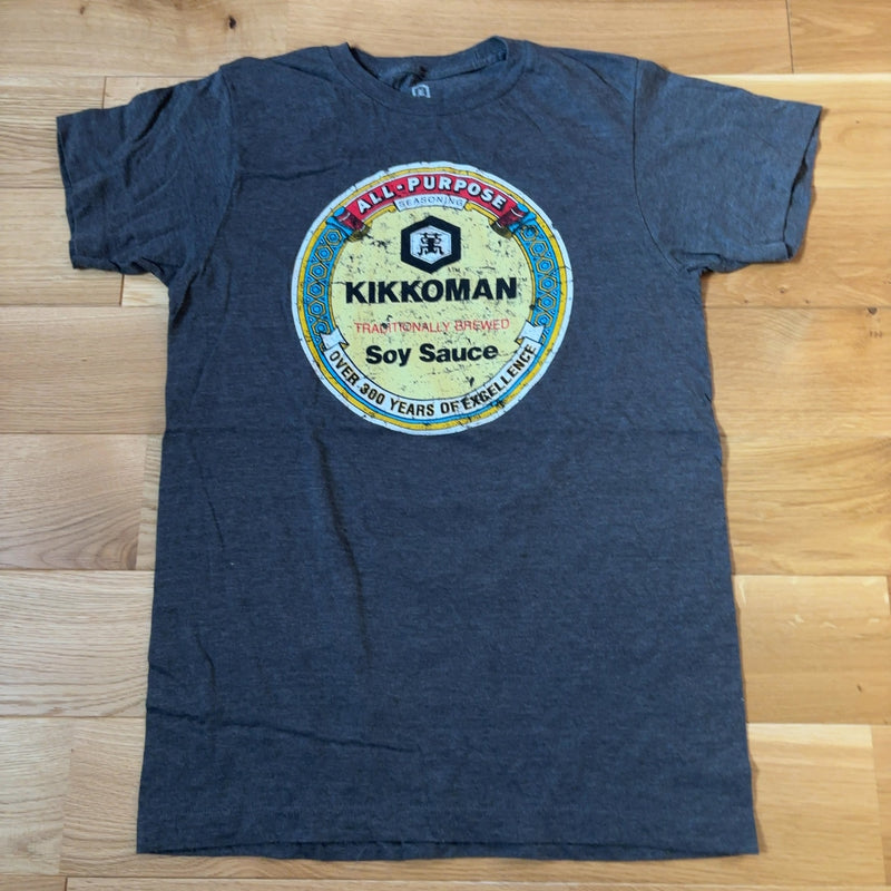 KIKKOMAN 企業Tシャツ グレー S キッコーマン 醤油 企業ロゴ
